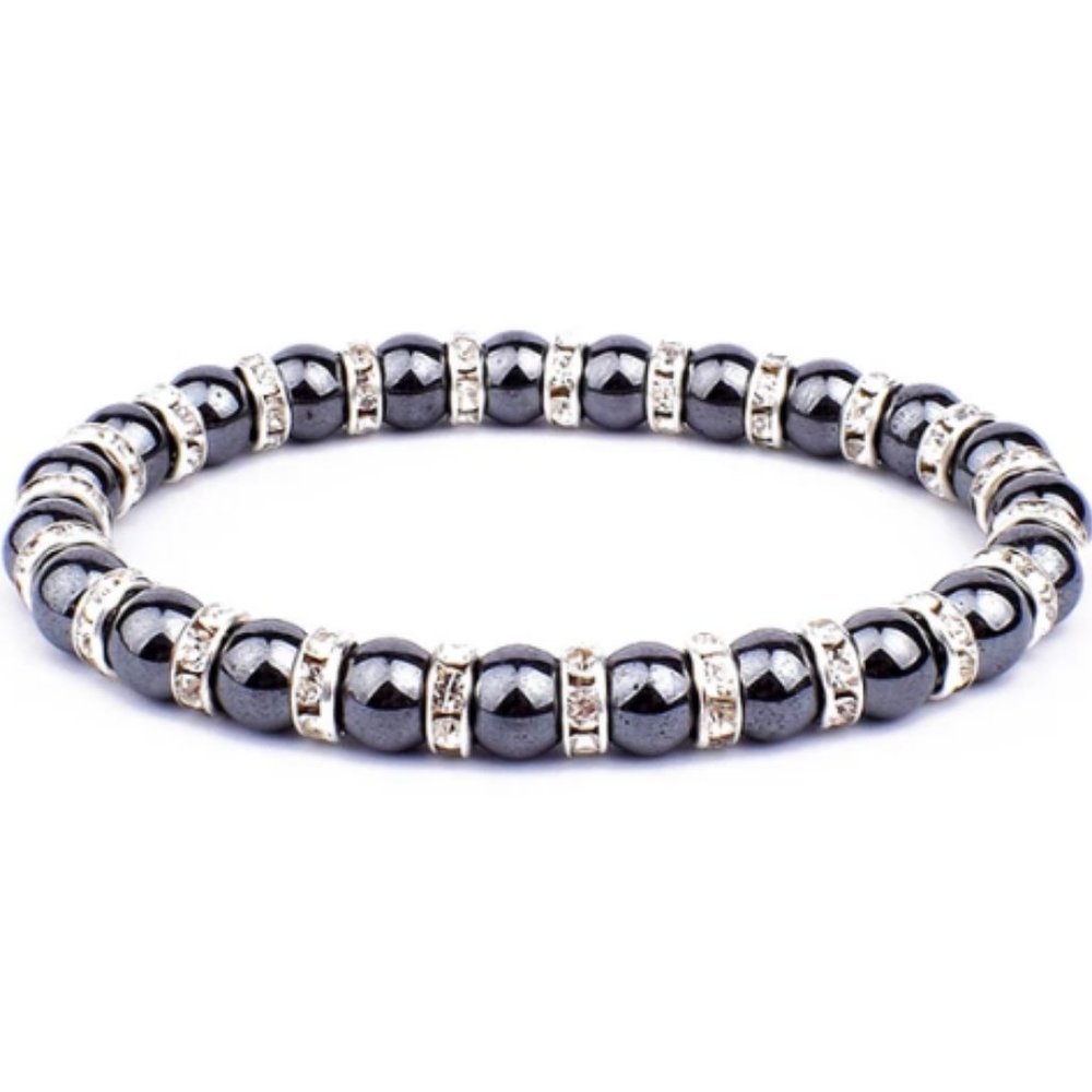 Magnetic Bracelet,Hematite Bracelet,Healthy Bracelet,Magnetic 8mm Beads
